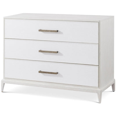Theodore Alexander Coastal Mizner Bachelor's Chest with Wallpaper