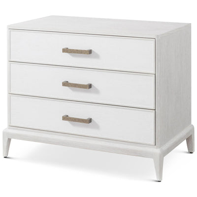 Theodore Alexander Coastal Worth Nightstand with Wallpaper