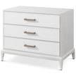 Theodore Alexander Coastal Worth Nightstand with Wallpaper