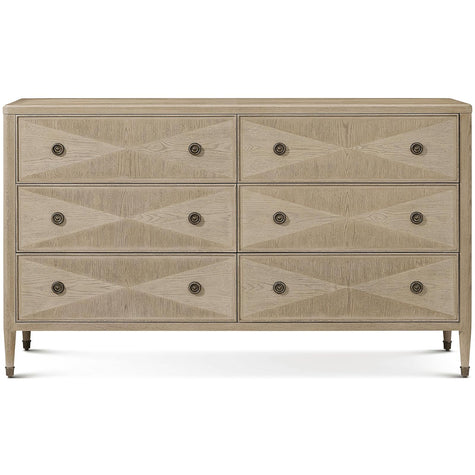Theodore Alexander Willow Creek Whitford 6-Drawer Dresser