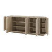 Theodore Alexander Repose Panel Triple-Door Sideboard