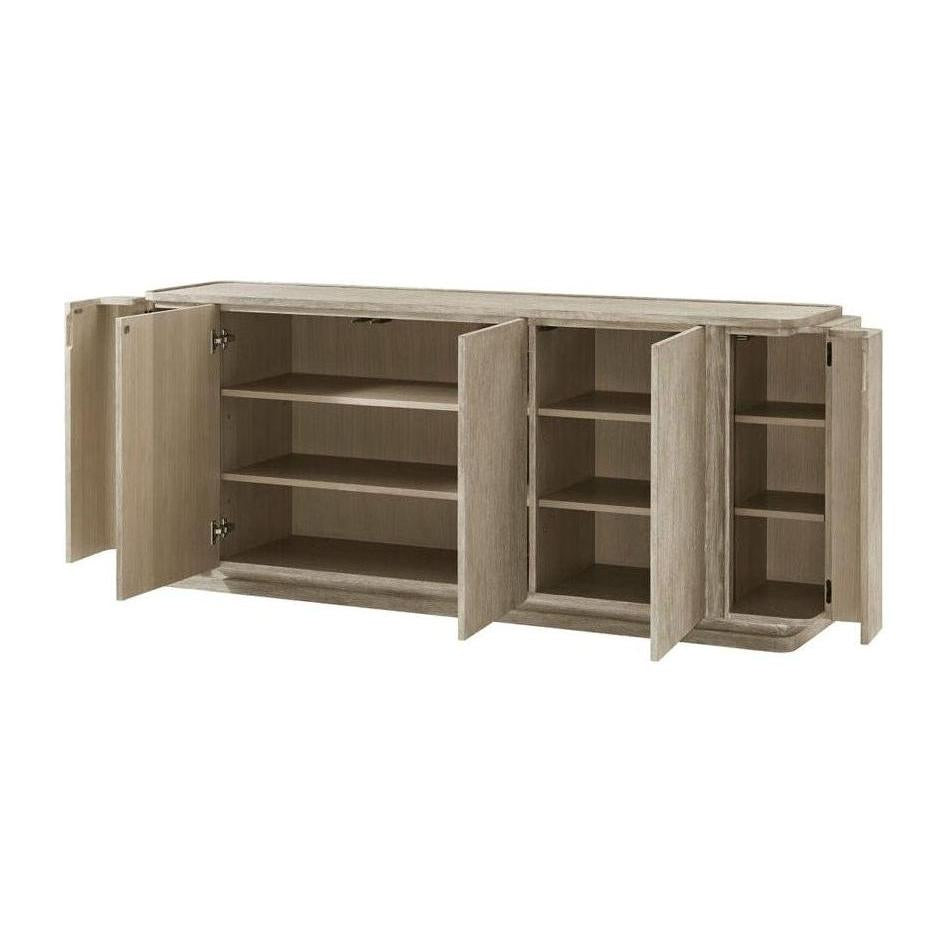 Theodore Alexander Repose Panel Triple-Door Sideboard
