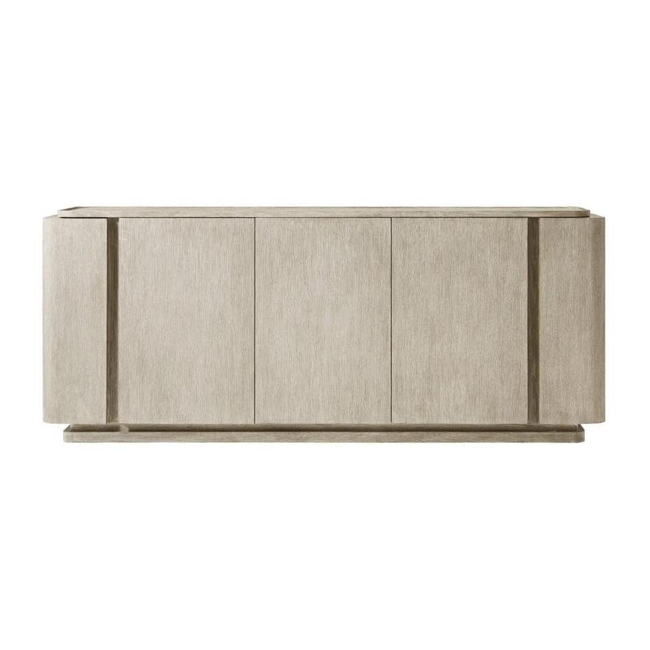 Theodore Alexander Repose Panel Triple-Door Sideboard