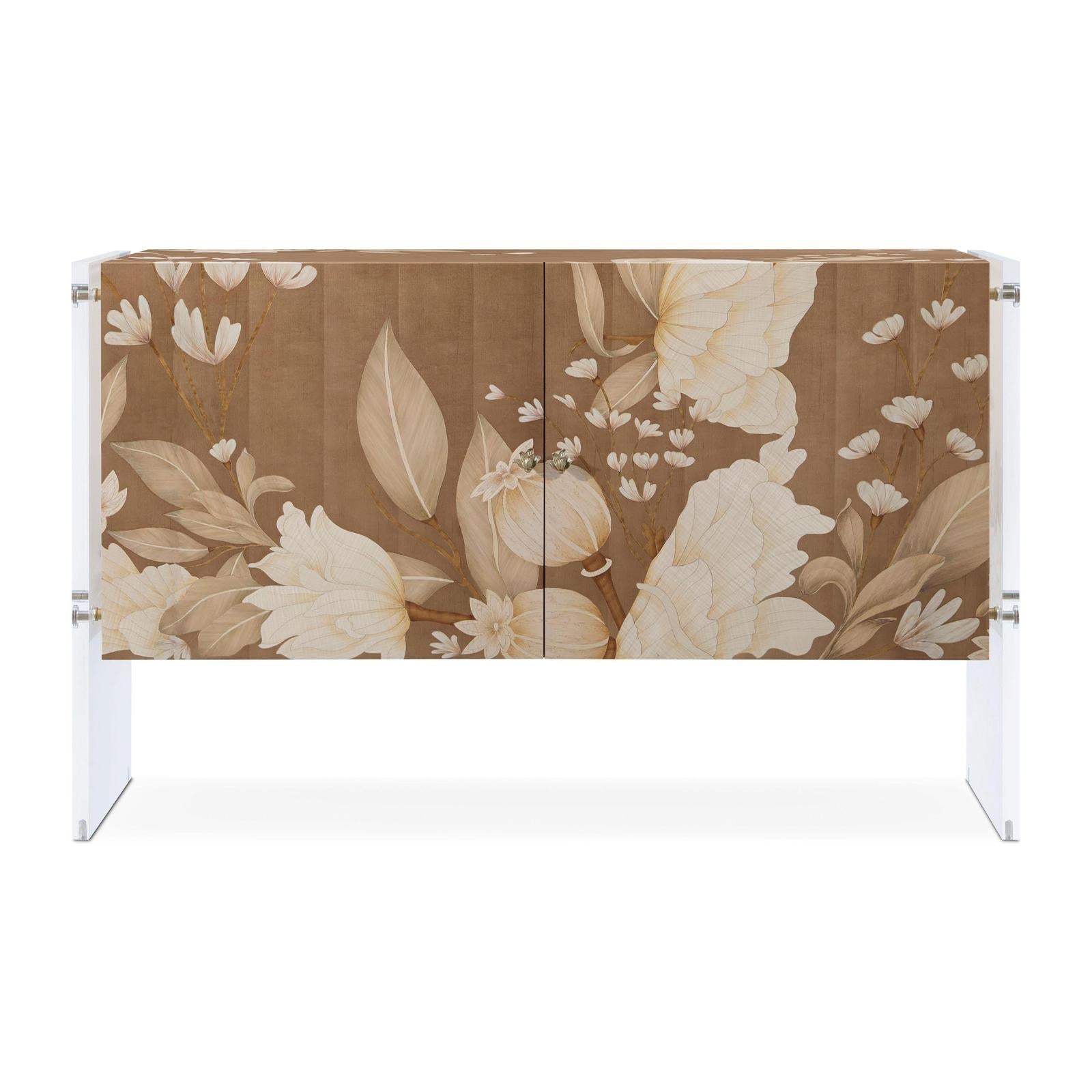 Theodore Alexander TA Artistry Bouquet 2-Door Cabinet