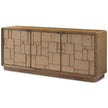 Theodore Alexander Coastal Amelia Credenza with Wallpaper