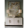 Theodore Alexander Coastal Stuart Credenza with Wallpaper