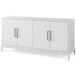 Theodore Alexander Coastal Stuart Credenza with Wallpaper