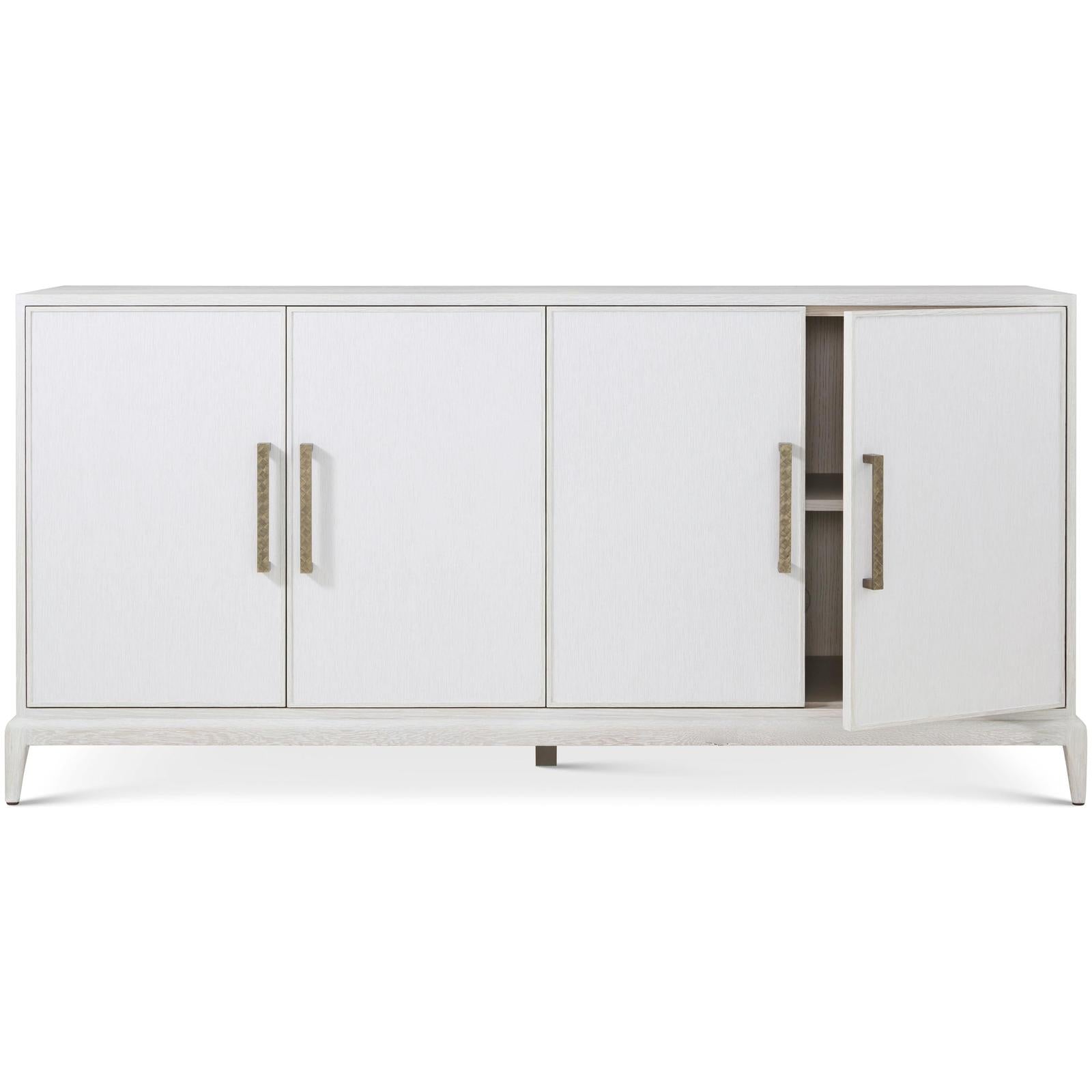 Theodore Alexander Coastal Stuart Credenza with Wallpaper