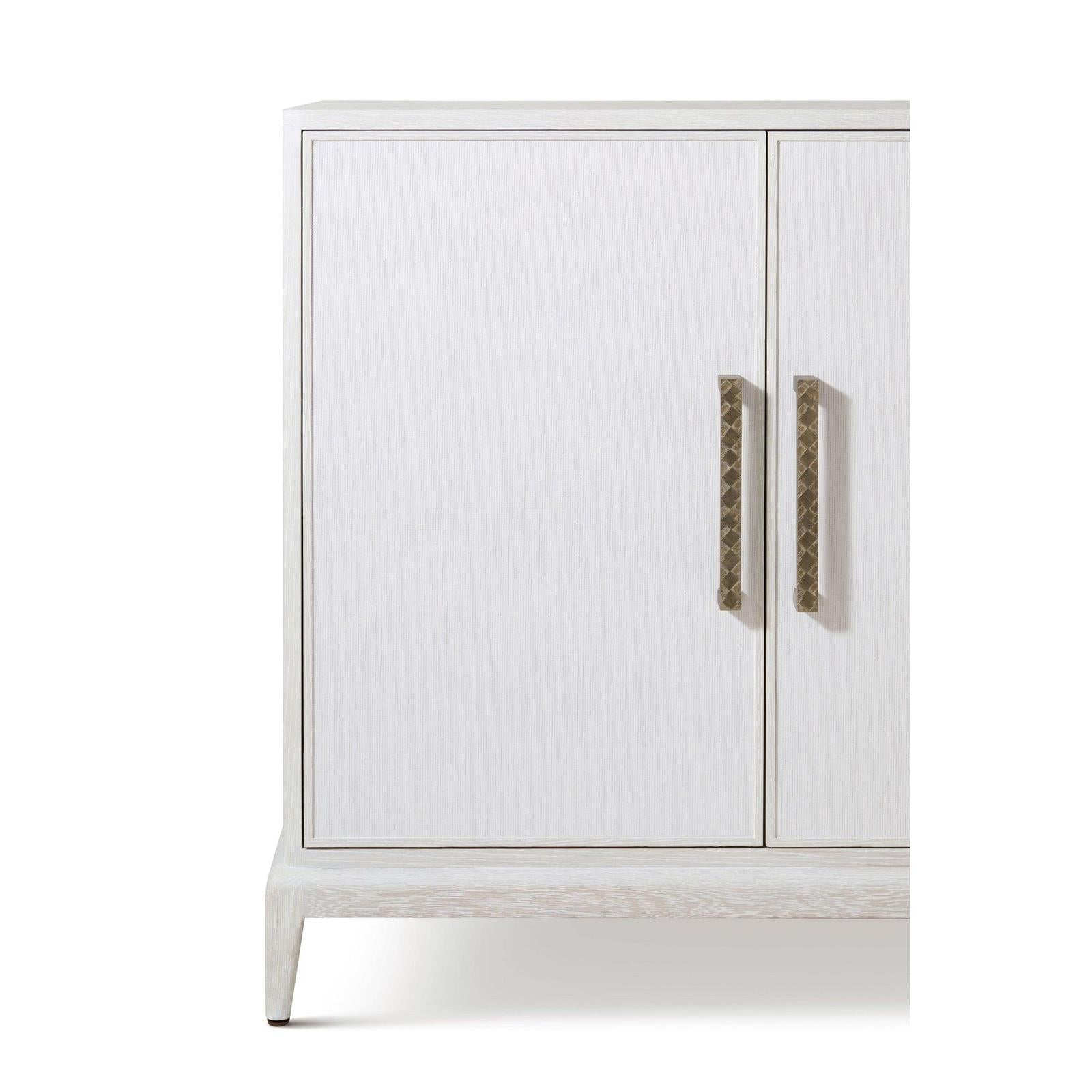 Theodore Alexander Coastal Stuart Credenza with Wallpaper