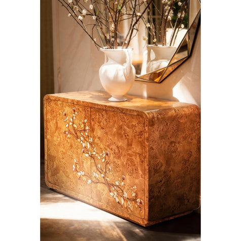 Theodore Alexander Perch Burl Calyx 2-Door Sideboard