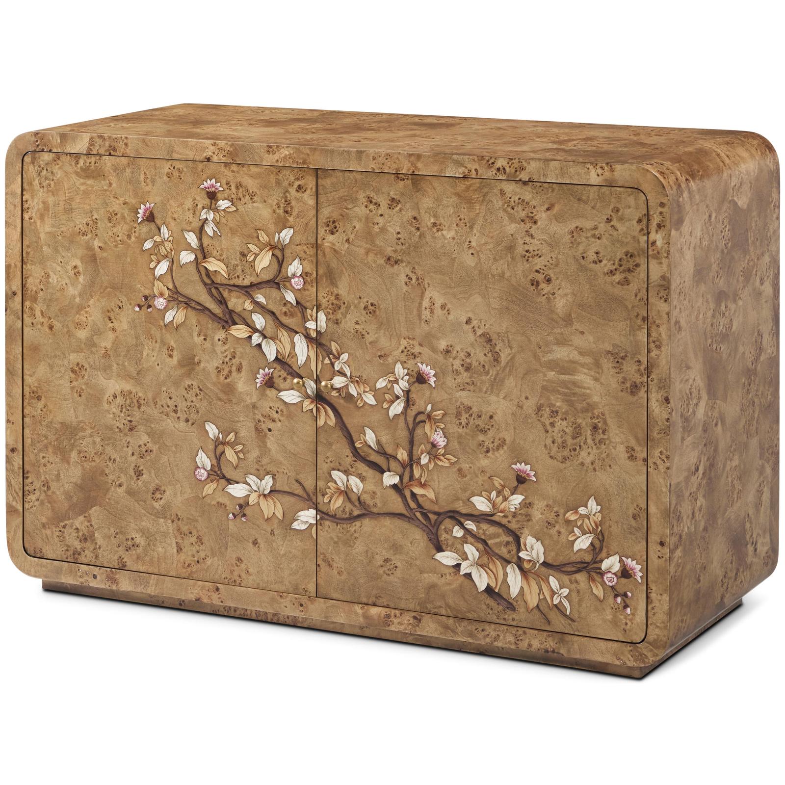 Theodore Alexander Perch Burl Calyx 2-Door Sideboard