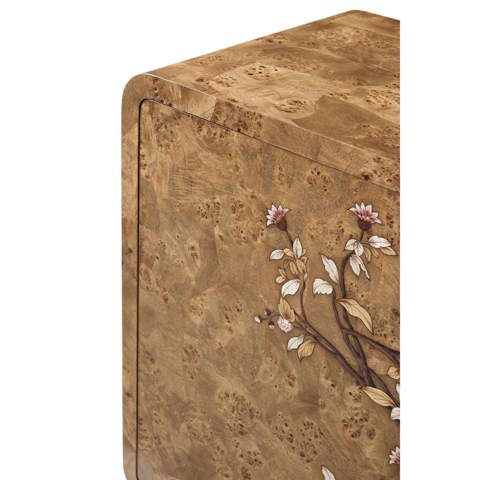 Theodore Alexander Perch Burl Calyx 2-Door Sideboard