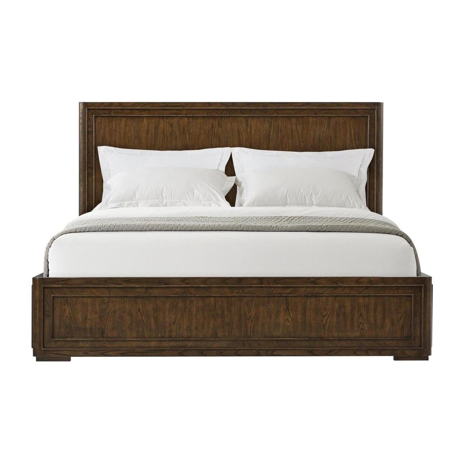 Theodore Alexander Surrey King Wood Bed