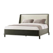 Theodore Alexander Repose Wooden with Upholstered Headboard Bed