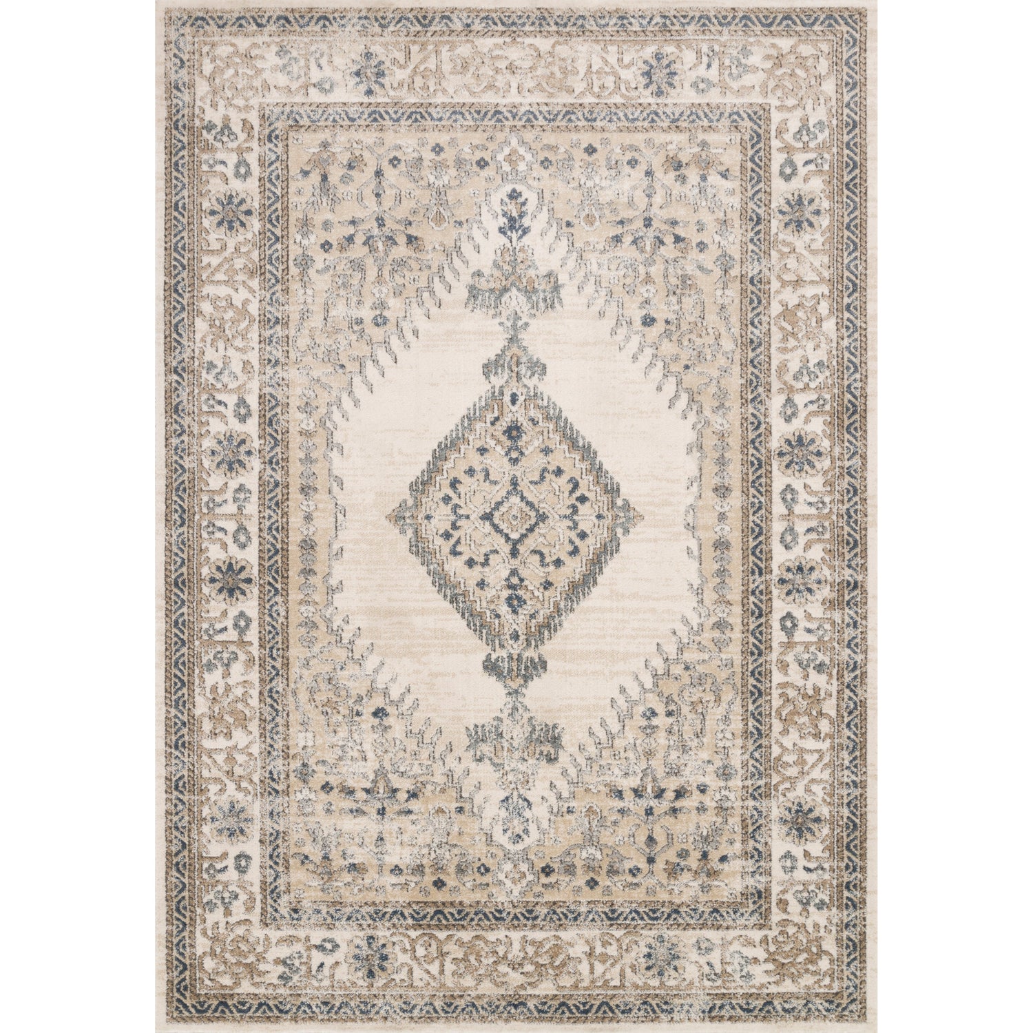 Loloi II Teagan TEA-02 Oatmeal / Ivory Rug