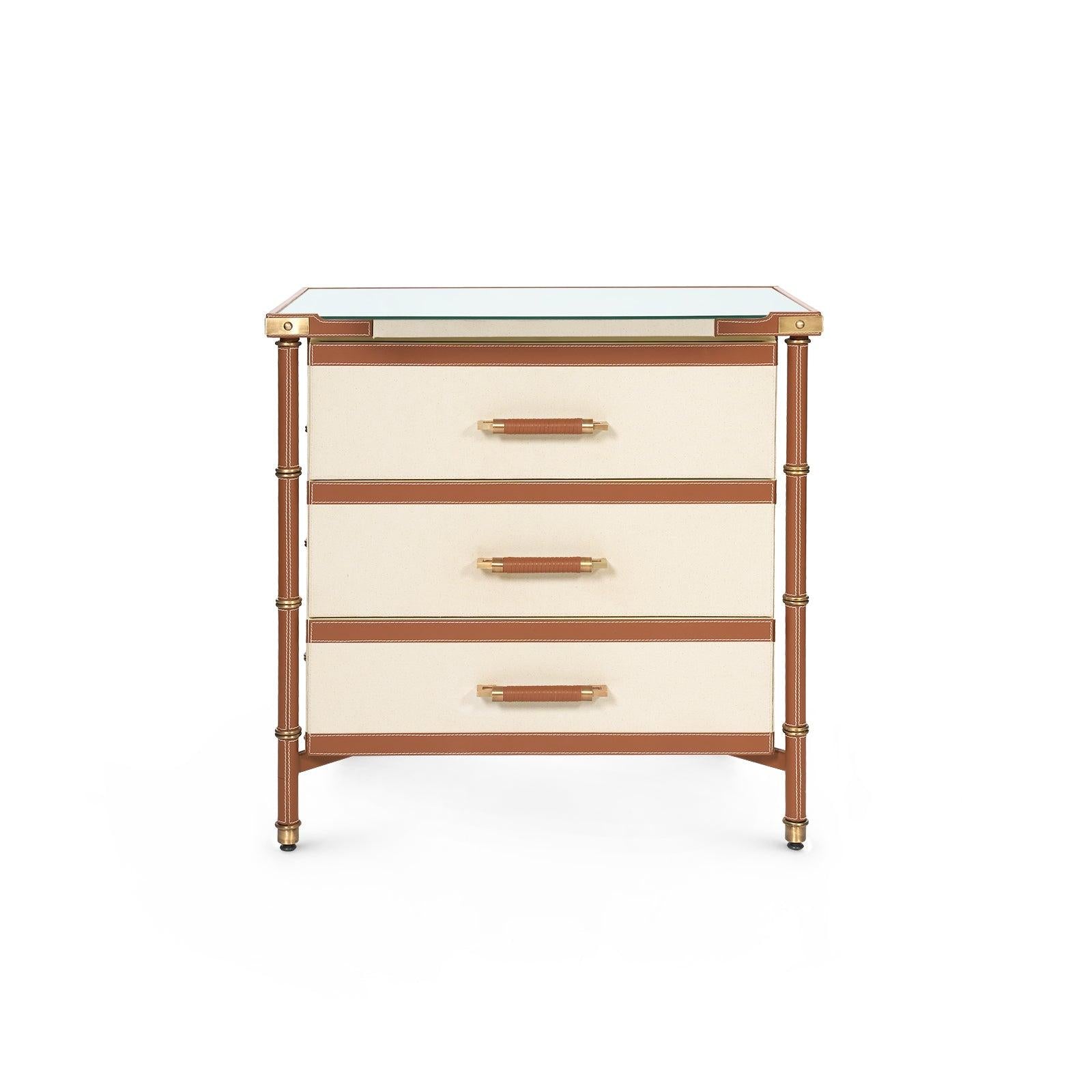 Villa & House Toulon 3-Drawer Side Table
