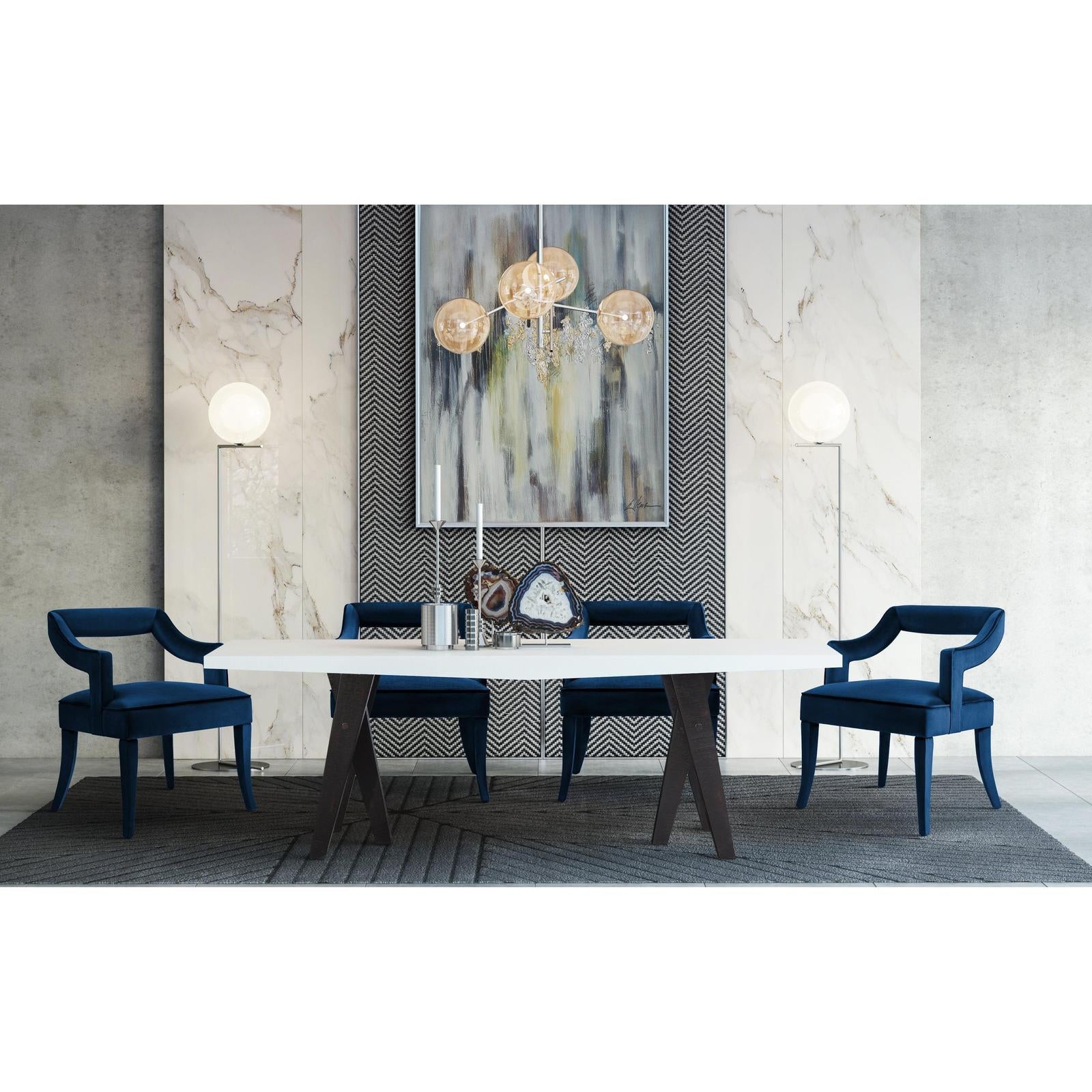 TOV Furniture Tiffany Performance Velvet Chair