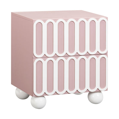 TOV Furniture Tori Motif Nightstand