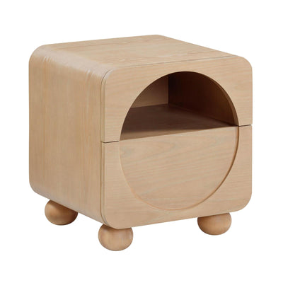 TOV Furniture Moonrise 20" Natural Ash Nightstand With Drawer