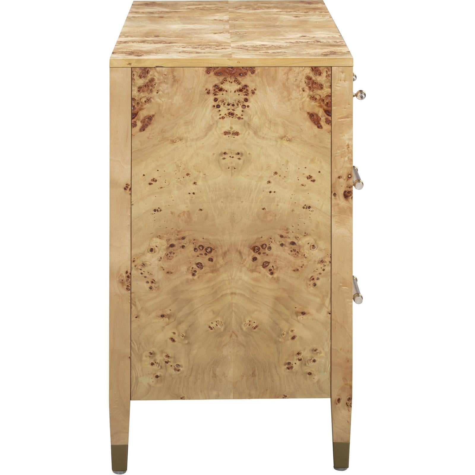 TOV Furniture Brandyss Burl Drawer Dresser