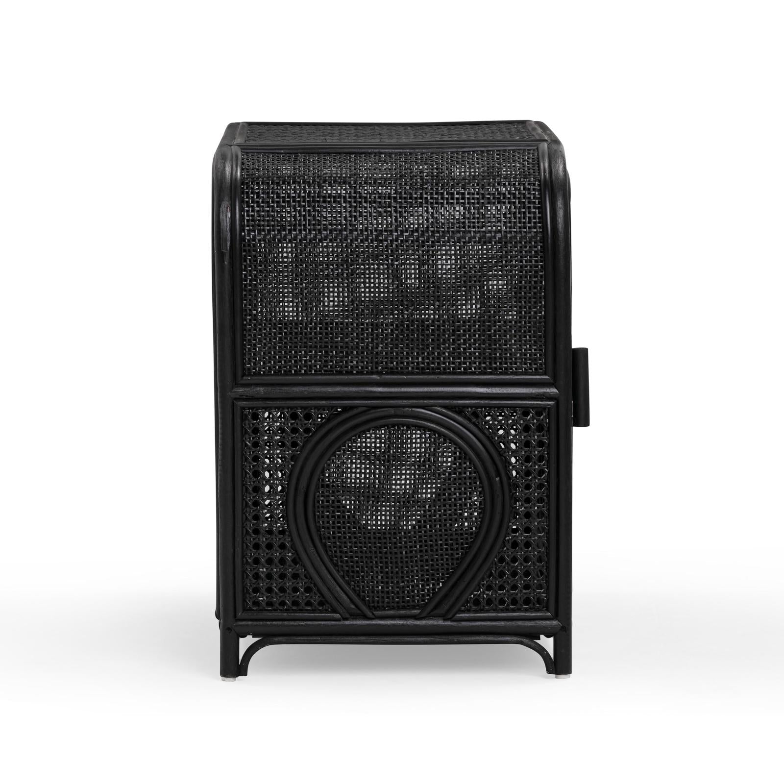 TOV Furniture Tina Rattan Nightstand With Storage
