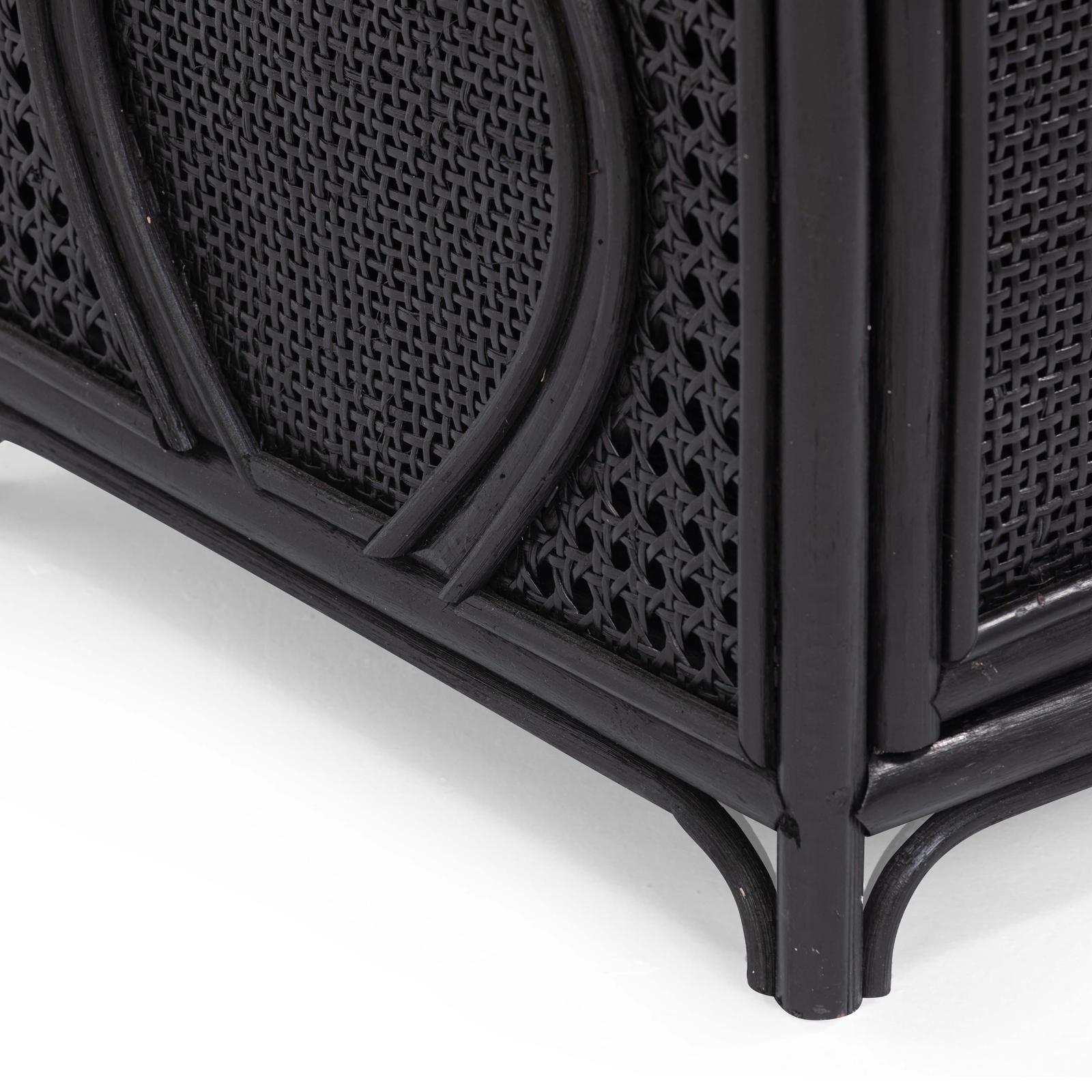 TOV Furniture Tina Rattan Nightstand With Storage