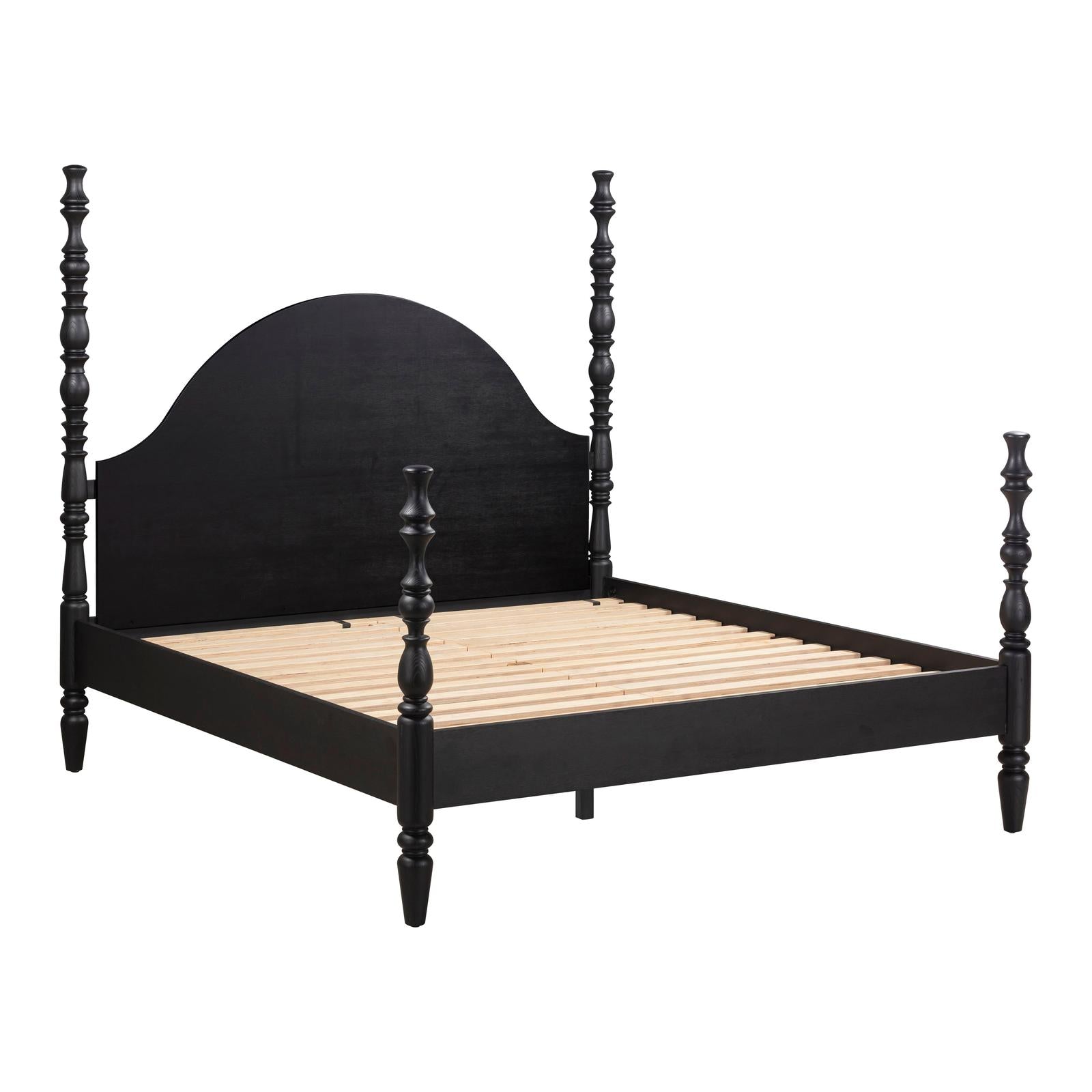 TOV Furniture Rosalie Black Ash Bed