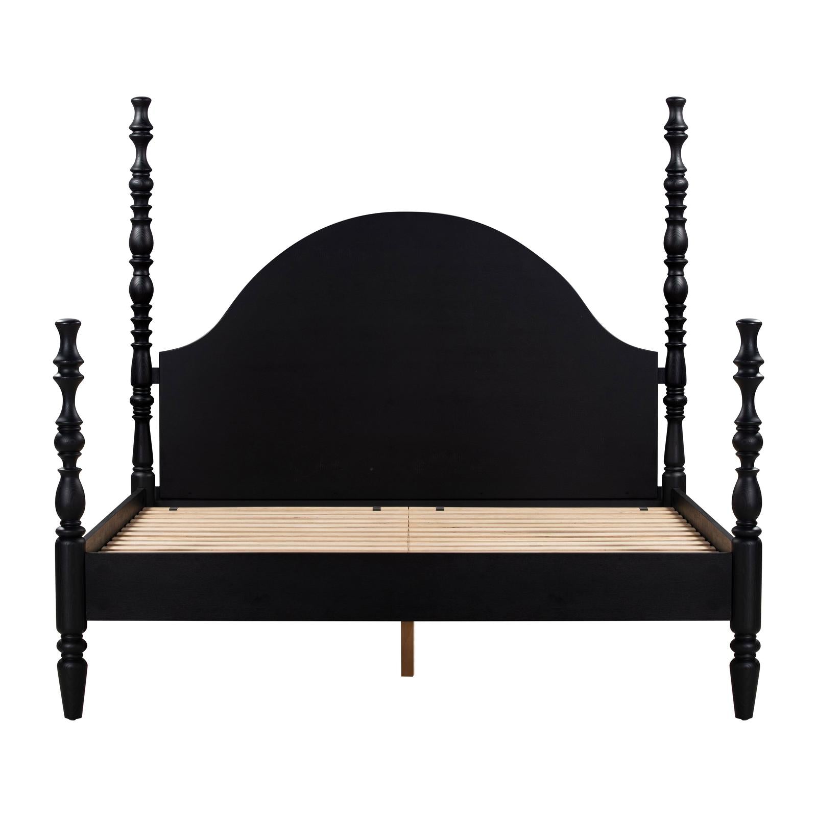 TOV Furniture Rosalie Black Ash Bed