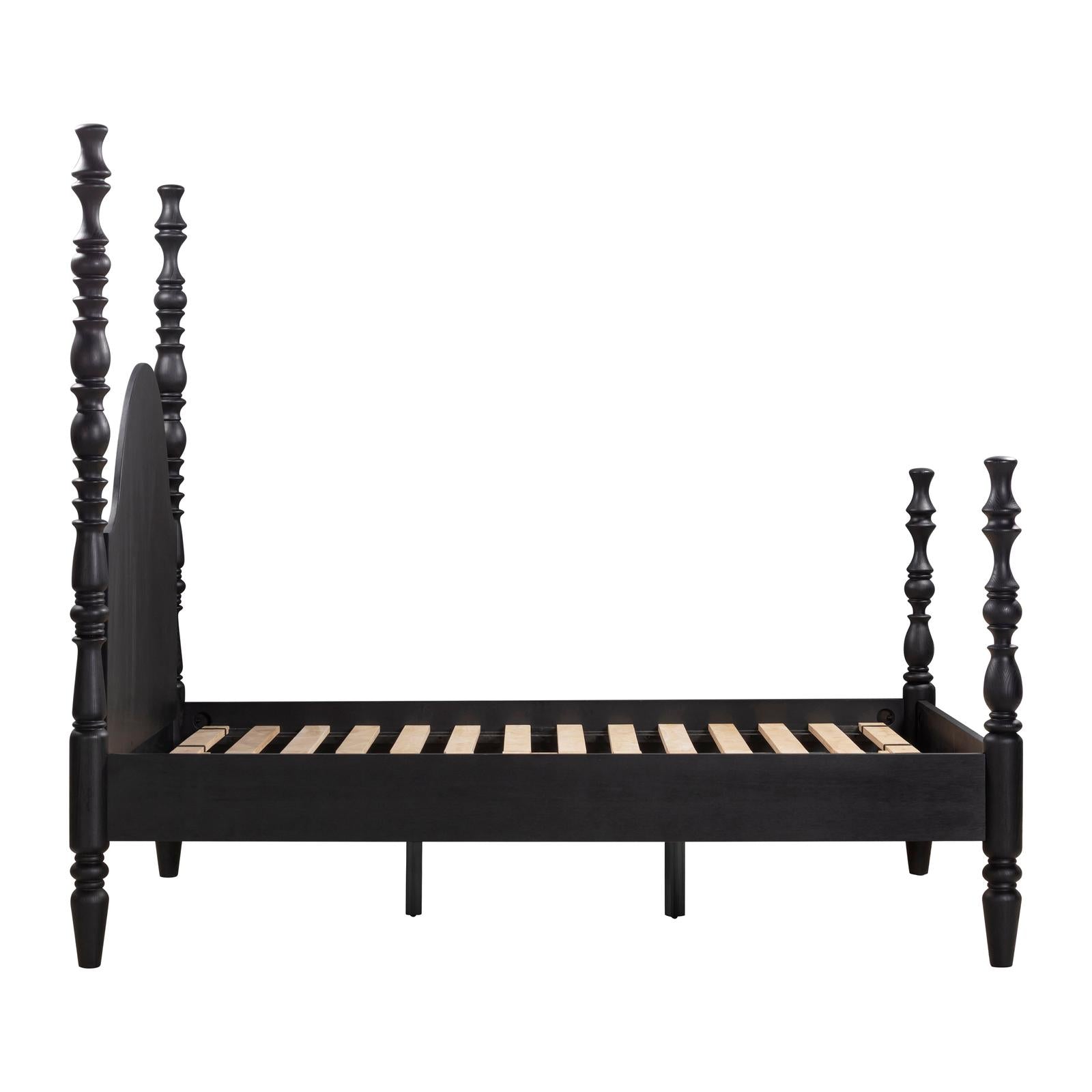 TOV Furniture Rosalie Black Ash Bed
