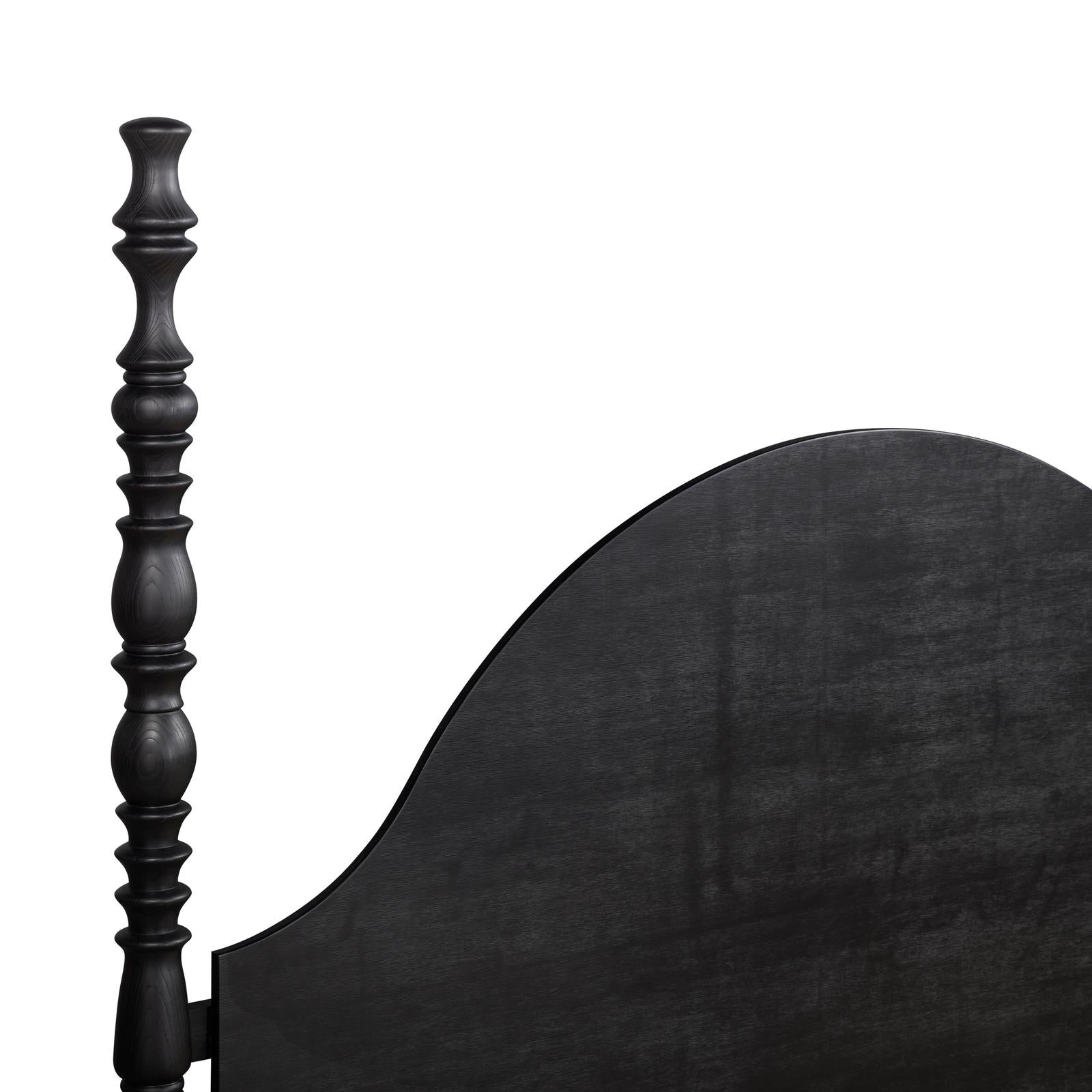TOV Furniture Rosalie Black Ash Bed