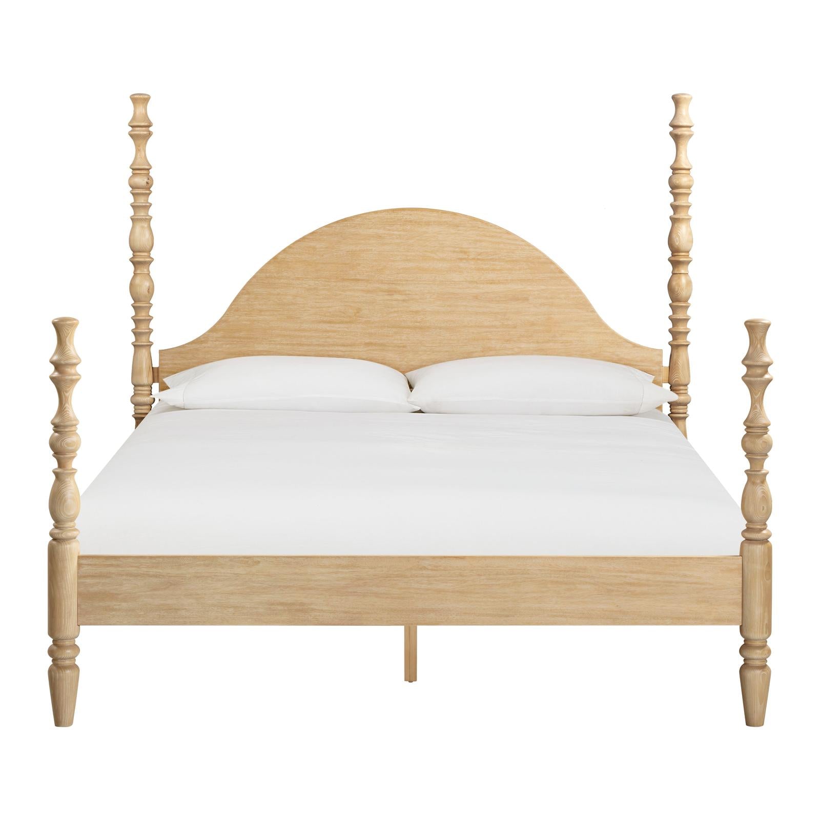TOV Furniture Rosalie Washed Natural Ash Bed