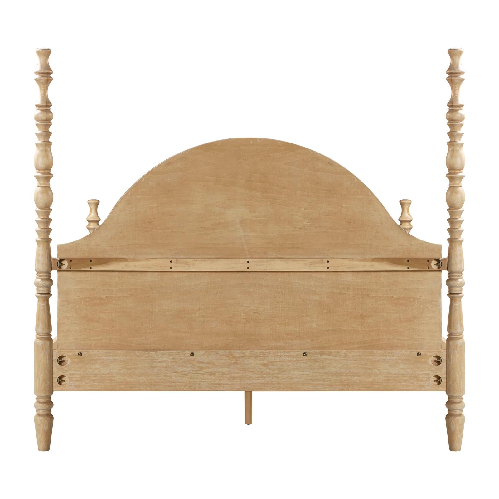 TOV Furniture Rosalie Washed Natural Ash Bed