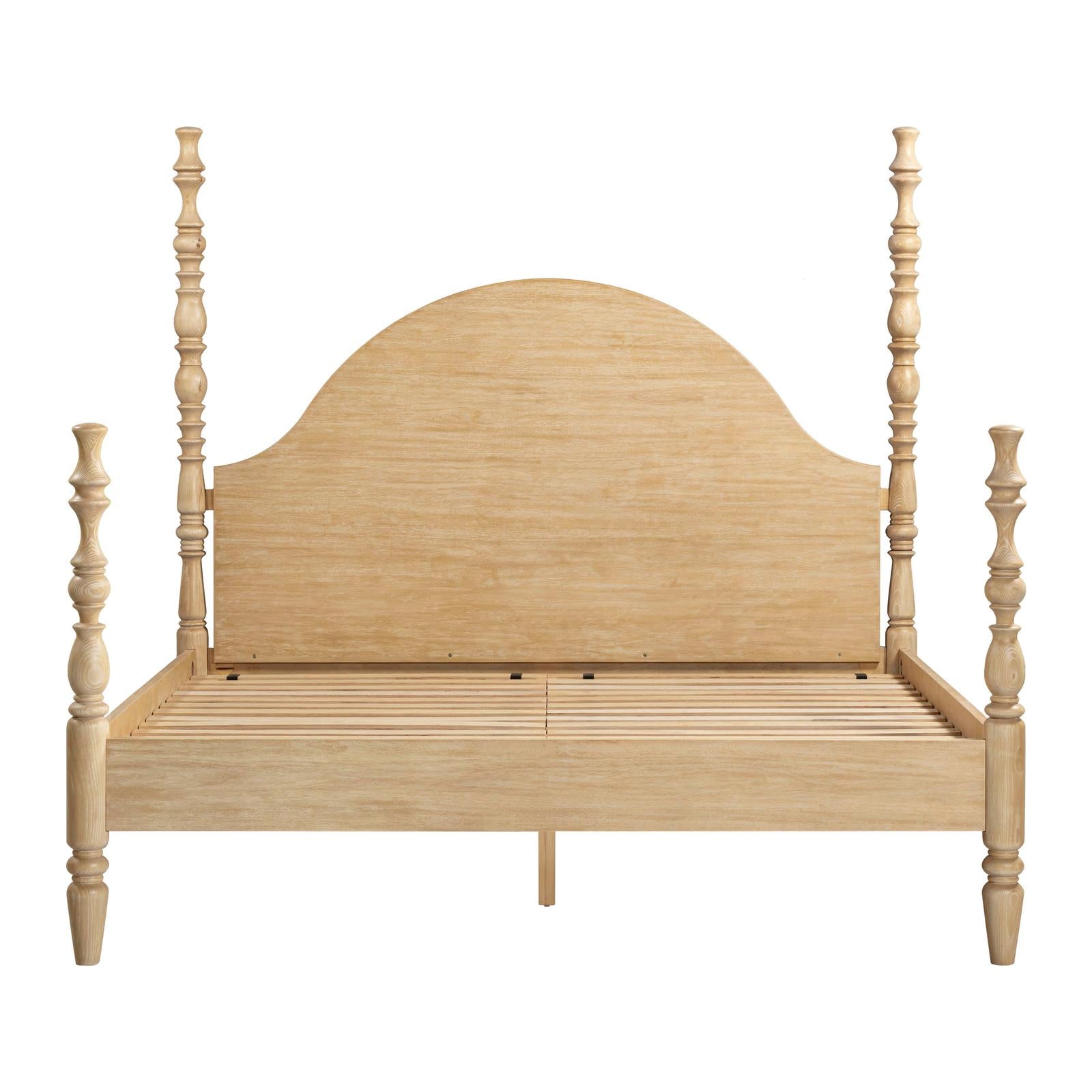 TOV Furniture Rosalie Washed Natural Ash Bed