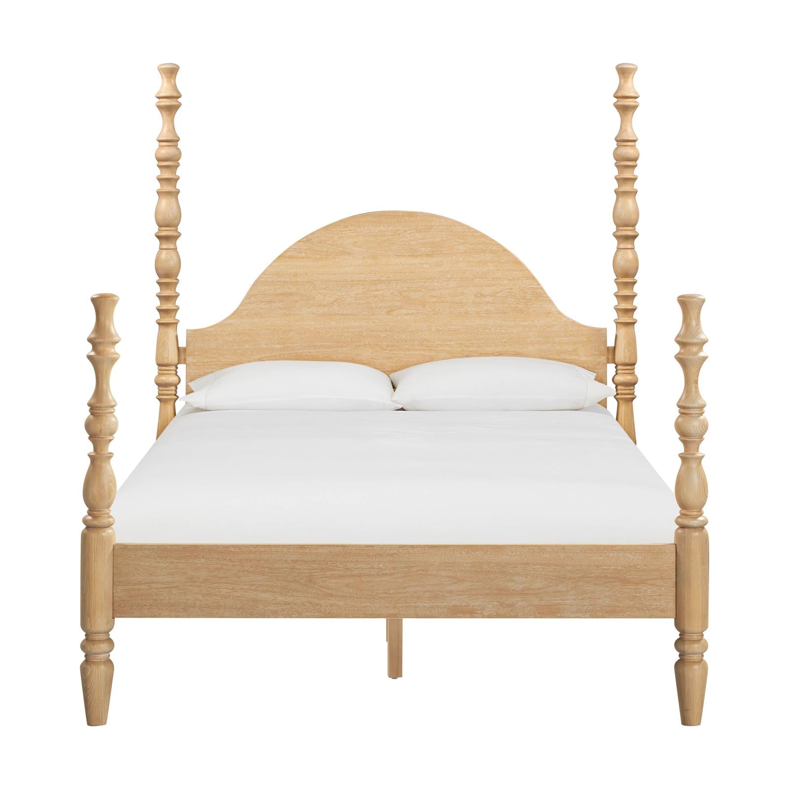 TOV Furniture Rosalie Washed Natural Ash Bed