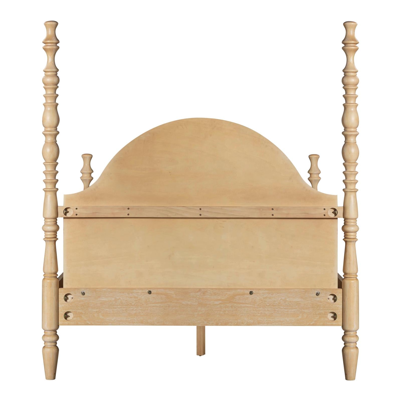 TOV Furniture Rosalie Washed Natural Ash Bed