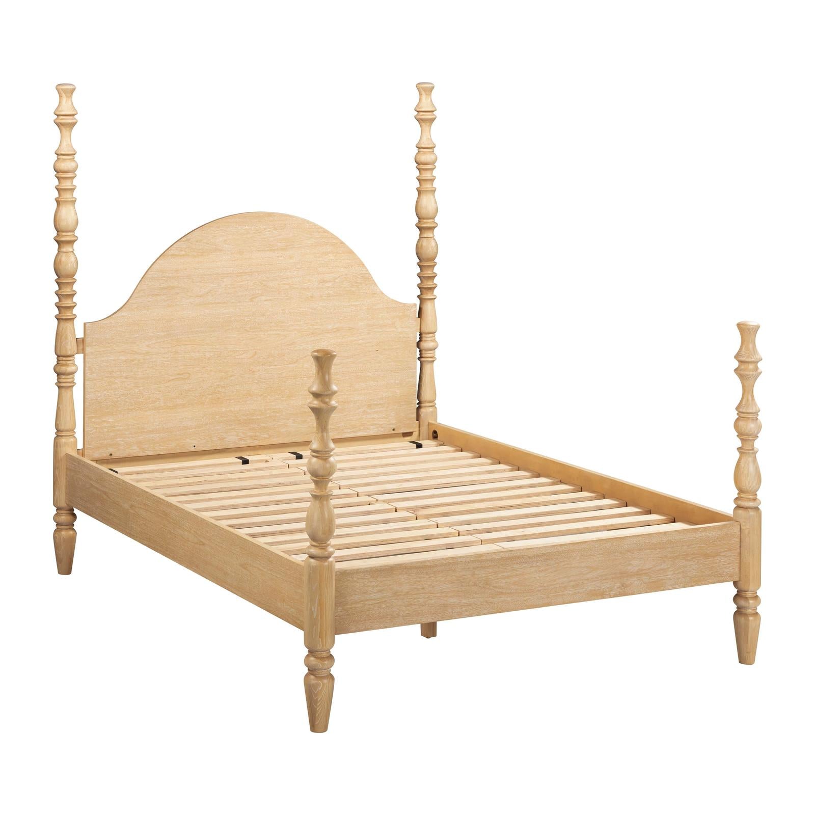 TOV Furniture Rosalie Washed Natural Ash Bed