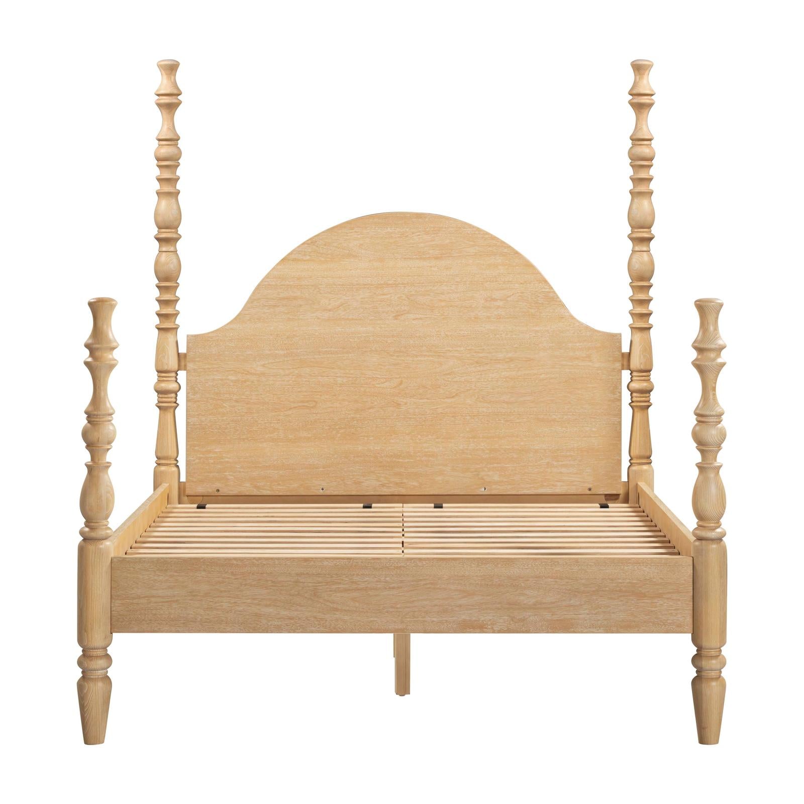 TOV Furniture Rosalie Washed Natural Ash Bed