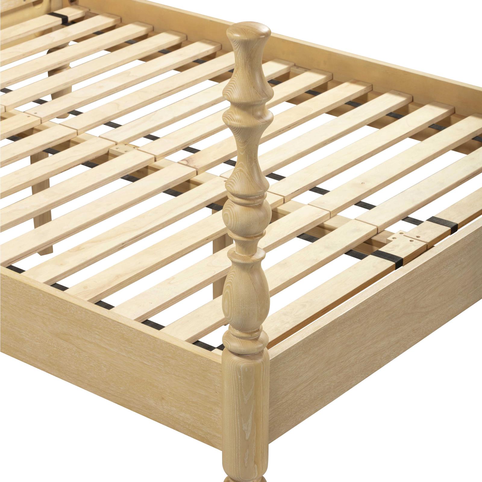TOV Furniture Rosalie Washed Natural Ash Bed