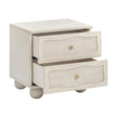 TOV Furniture Grappa Wood & Raffia Wavy 2-Drawer Nightstand