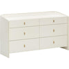 TOV Furniture Collins Cream Drawer Dresser