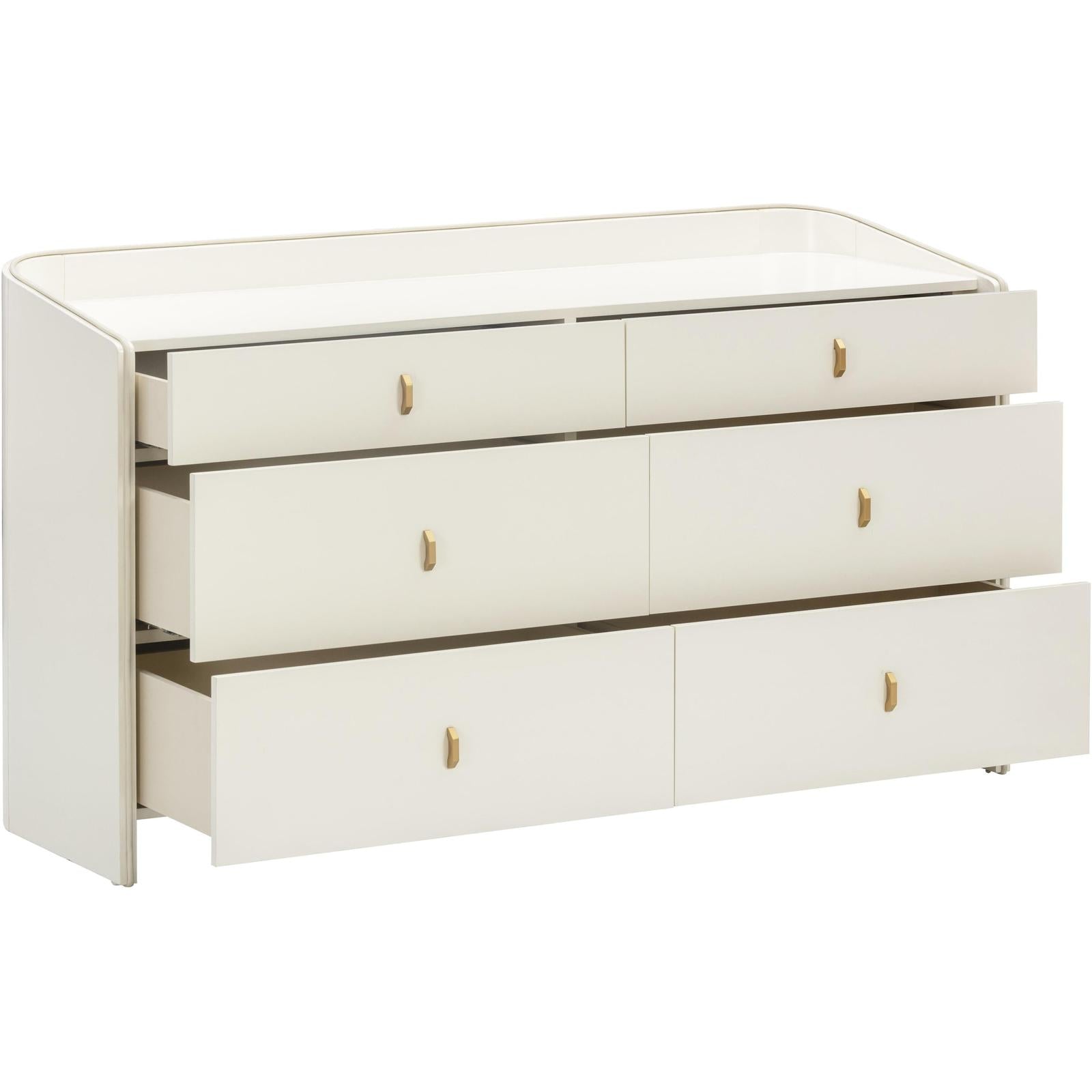 TOV Furniture Collins Cream Drawer Dresser