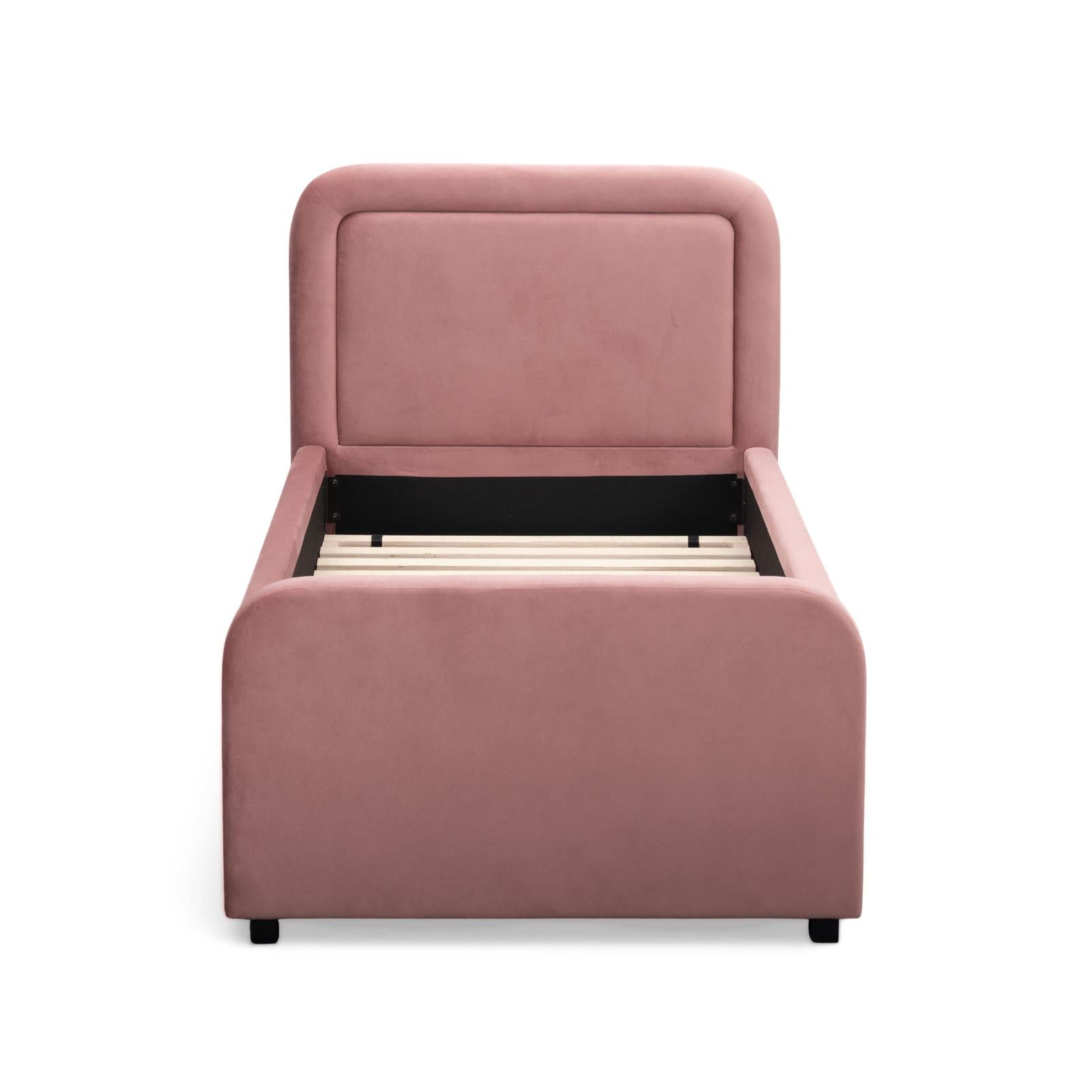 TOV Furniture Briella Performance Velvet Trundle Bed in Twin