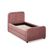 TOV Furniture Briella Performance Velvet Trundle Bed in Twin