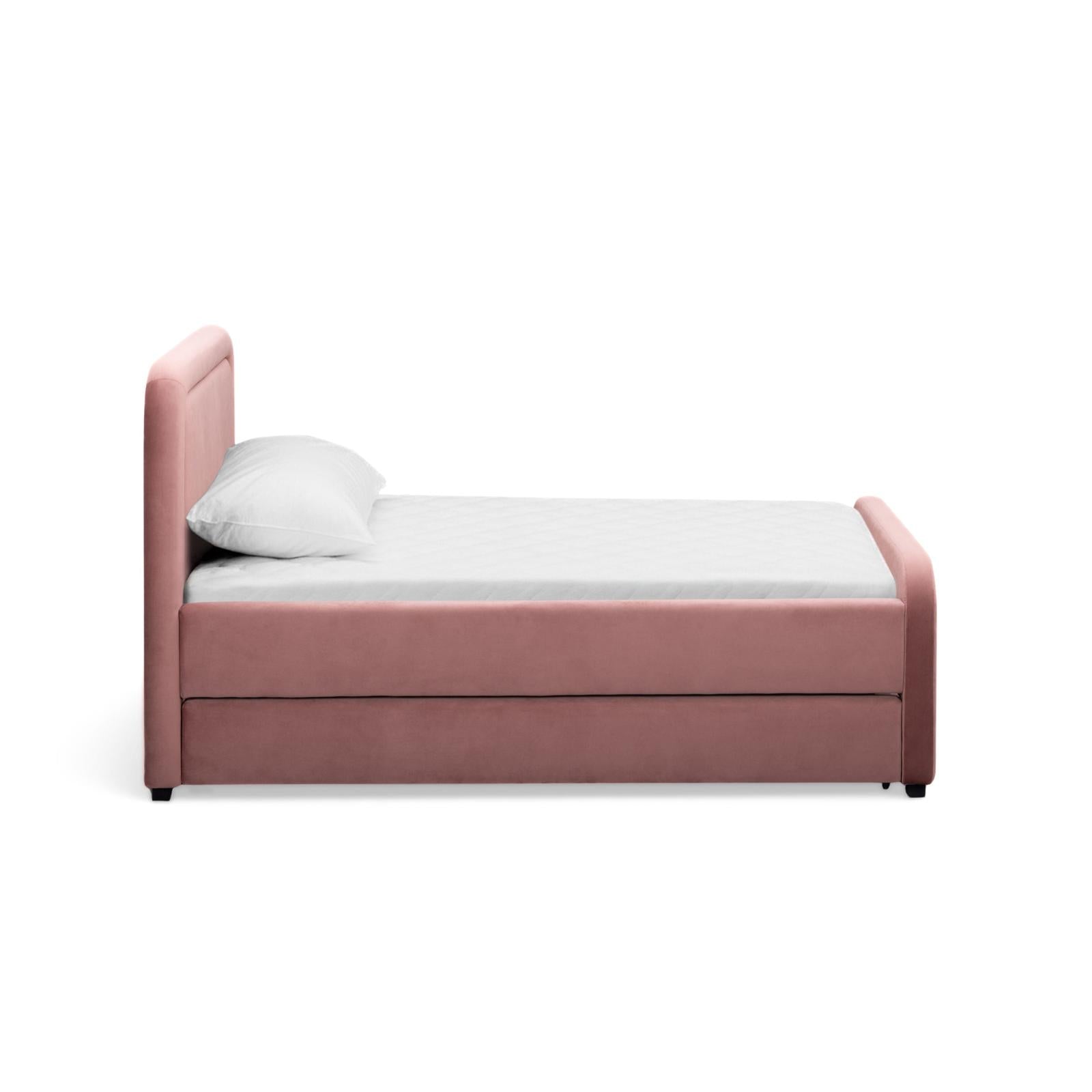 TOV Furniture Briella Performance Velvet Trundle Bed in Twin