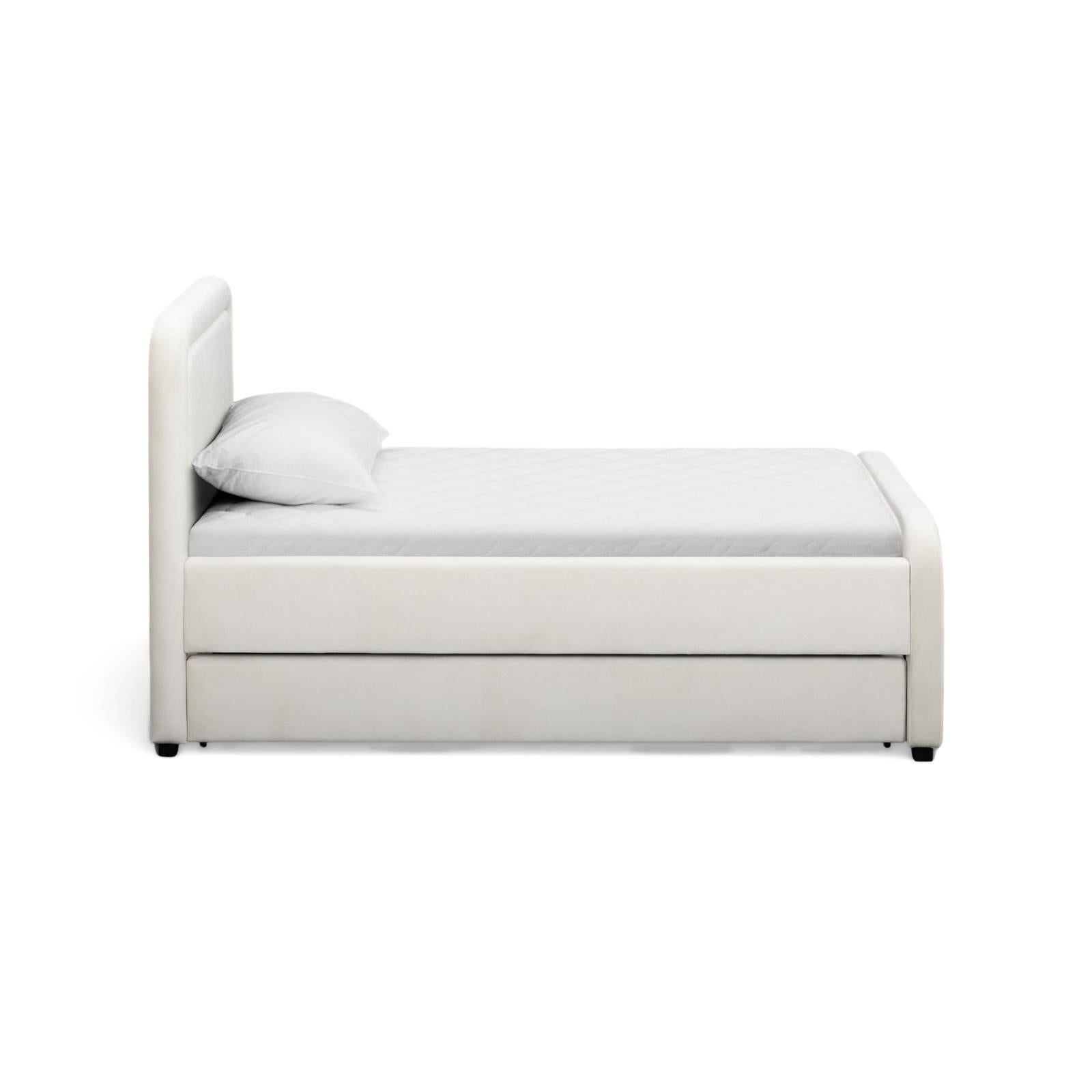 TOV Furniture Briella Performance Velvet Trundle Bed in Twin