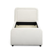TOV Furniture Briella Performance Velvet Trundle Bed in Twin