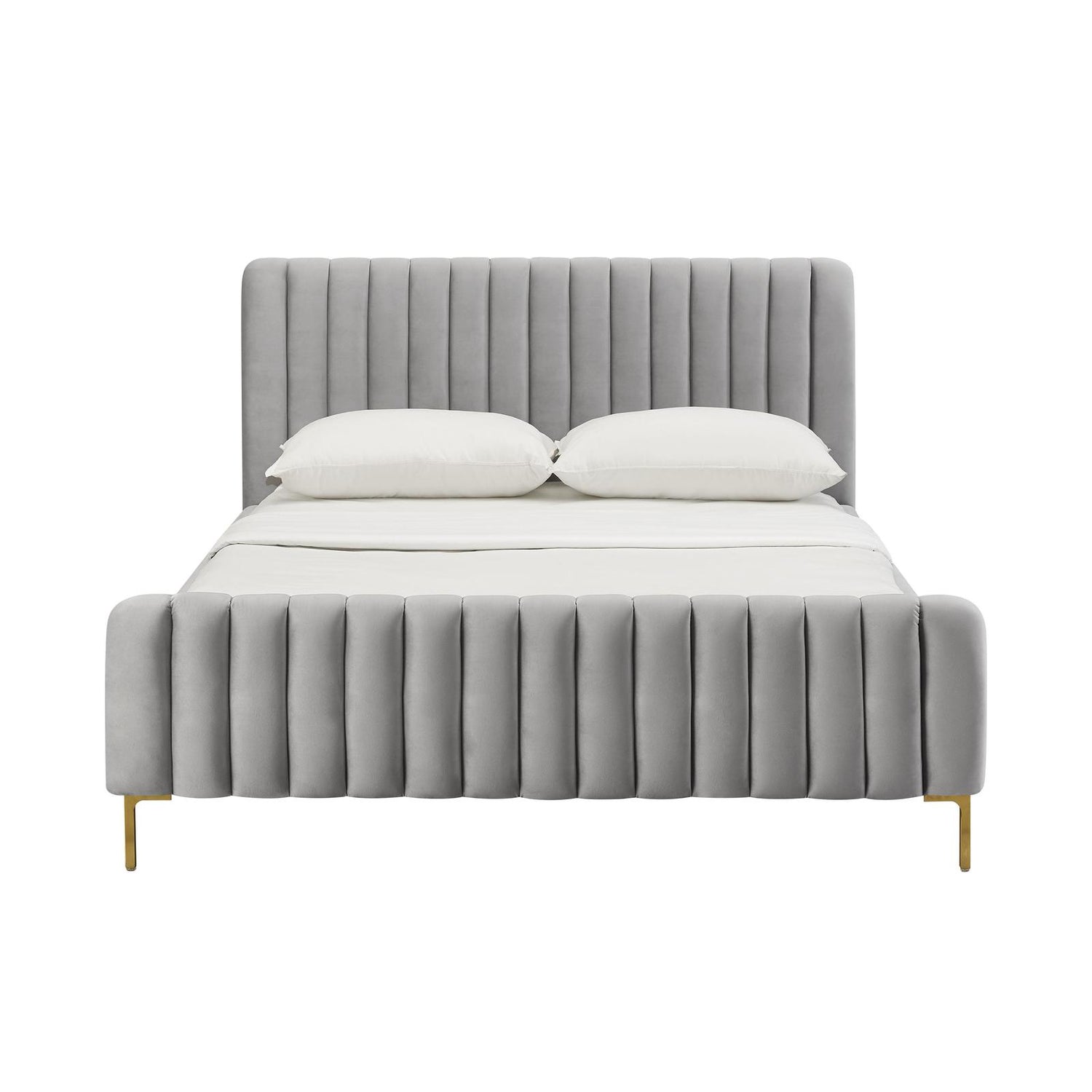 TOV Furniture Angela Queen Grey Bed