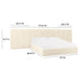 TOV Furniture Palani Bed with Wings
