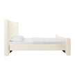 TOV Furniture Athara Queen Cream Velvet Bed Clearance