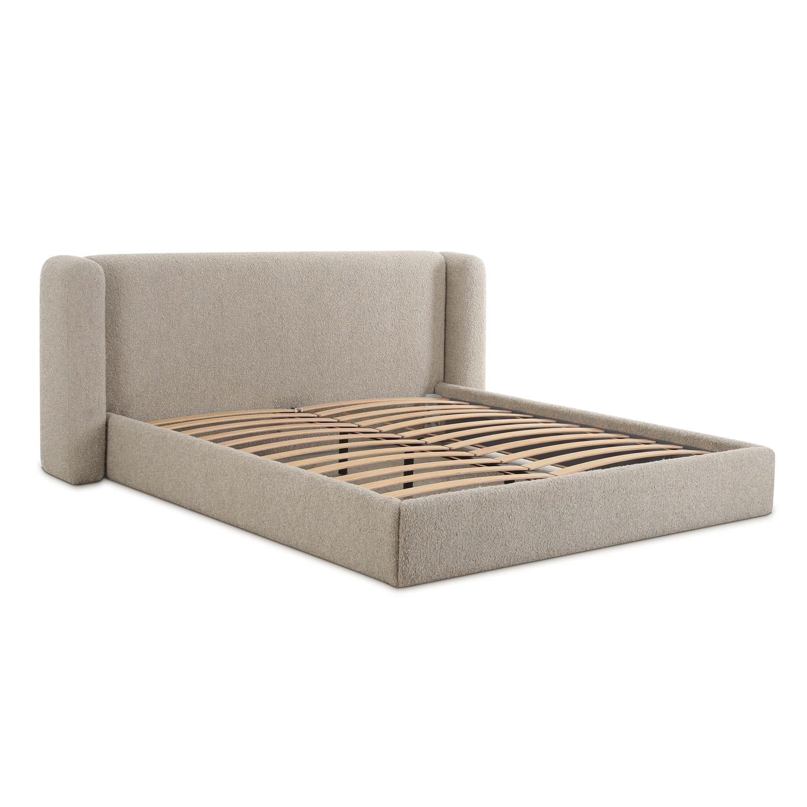 TOV Furniture Babette Tan Boucle Bed